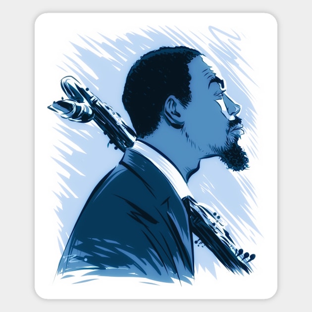 Eric Dolphy - An illustration by Paul Cemmick Magnet by PLAYDIGITAL2020